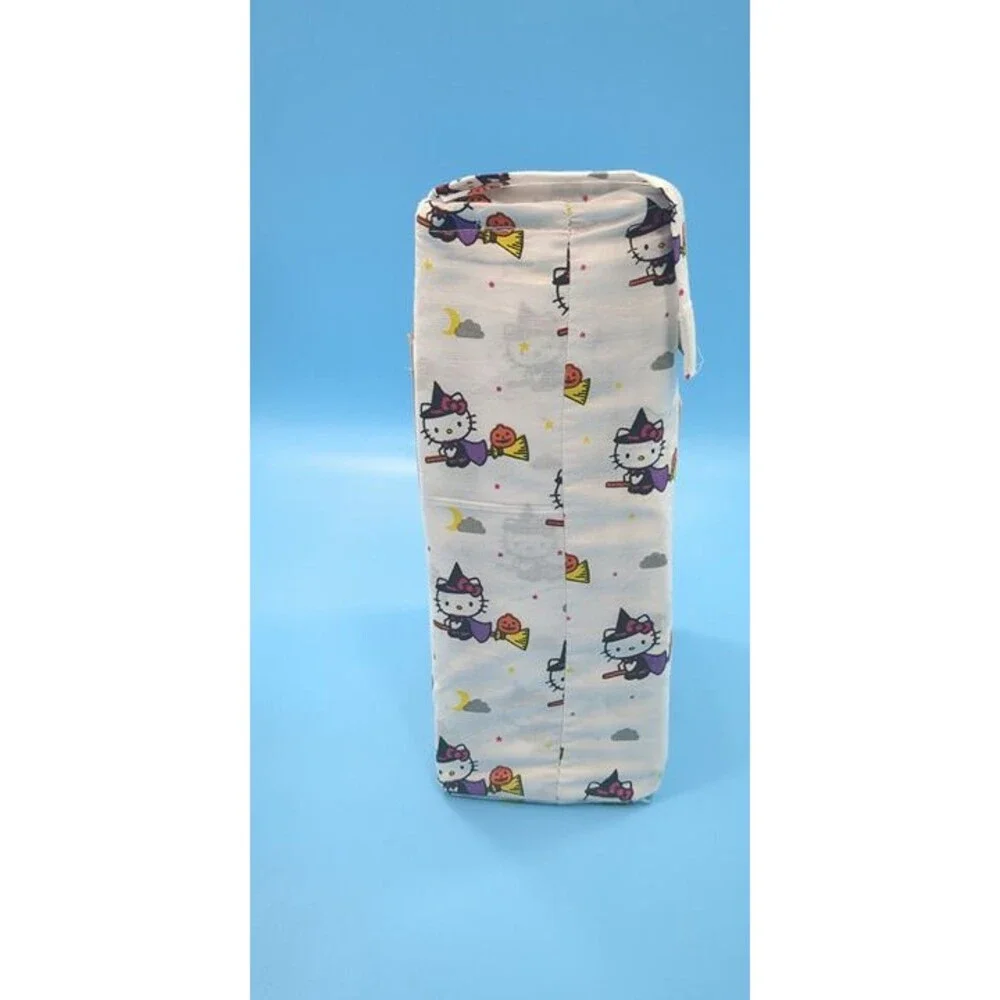 Hello Kitty Sanrio Halloween Witch Broomstick Queen White Sheet Set 4 Piece